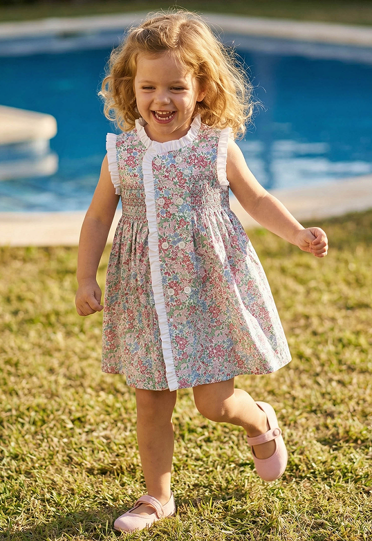 Niña con vestido m&h