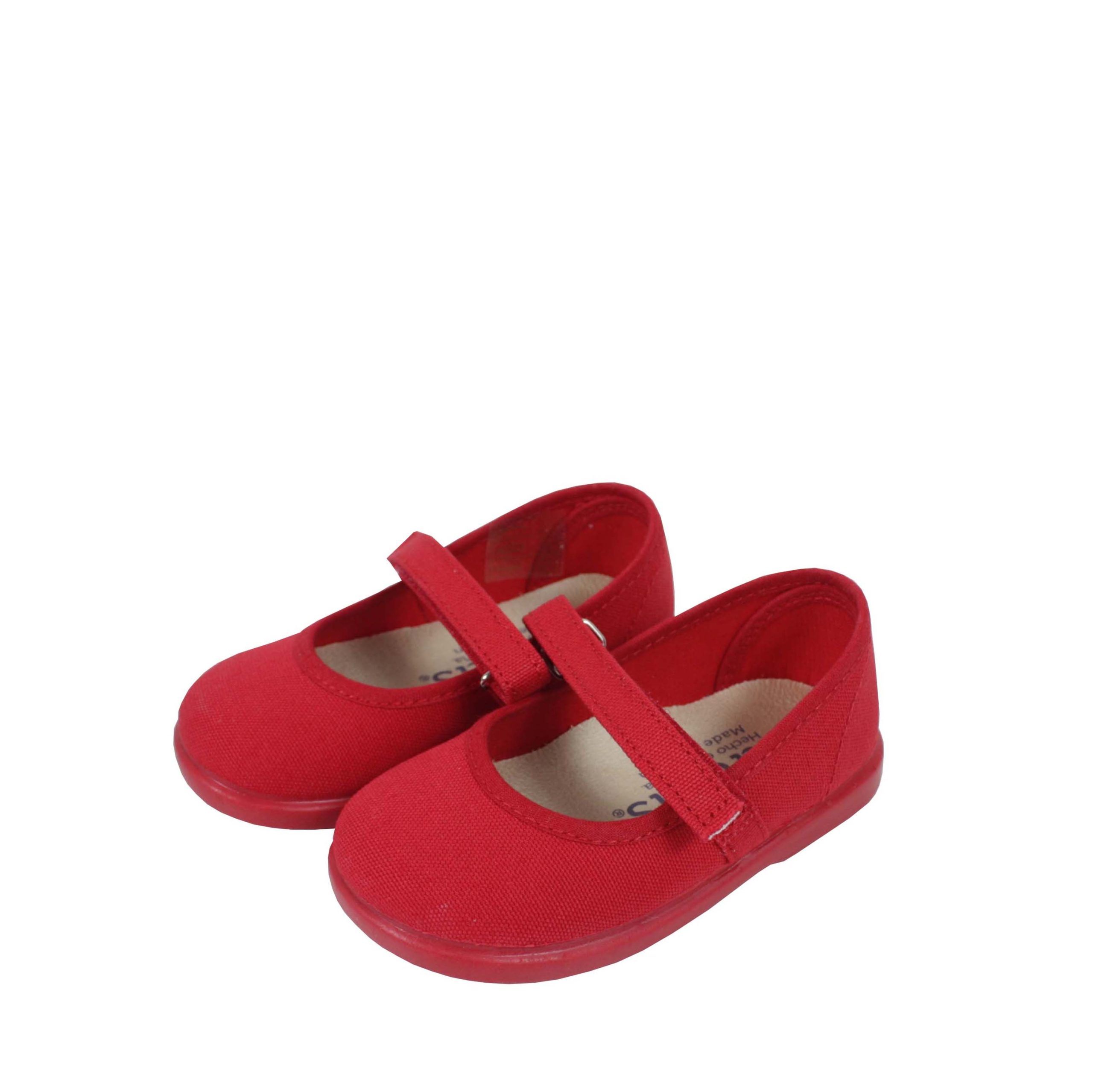 Loneta mercedita roja con cinta
