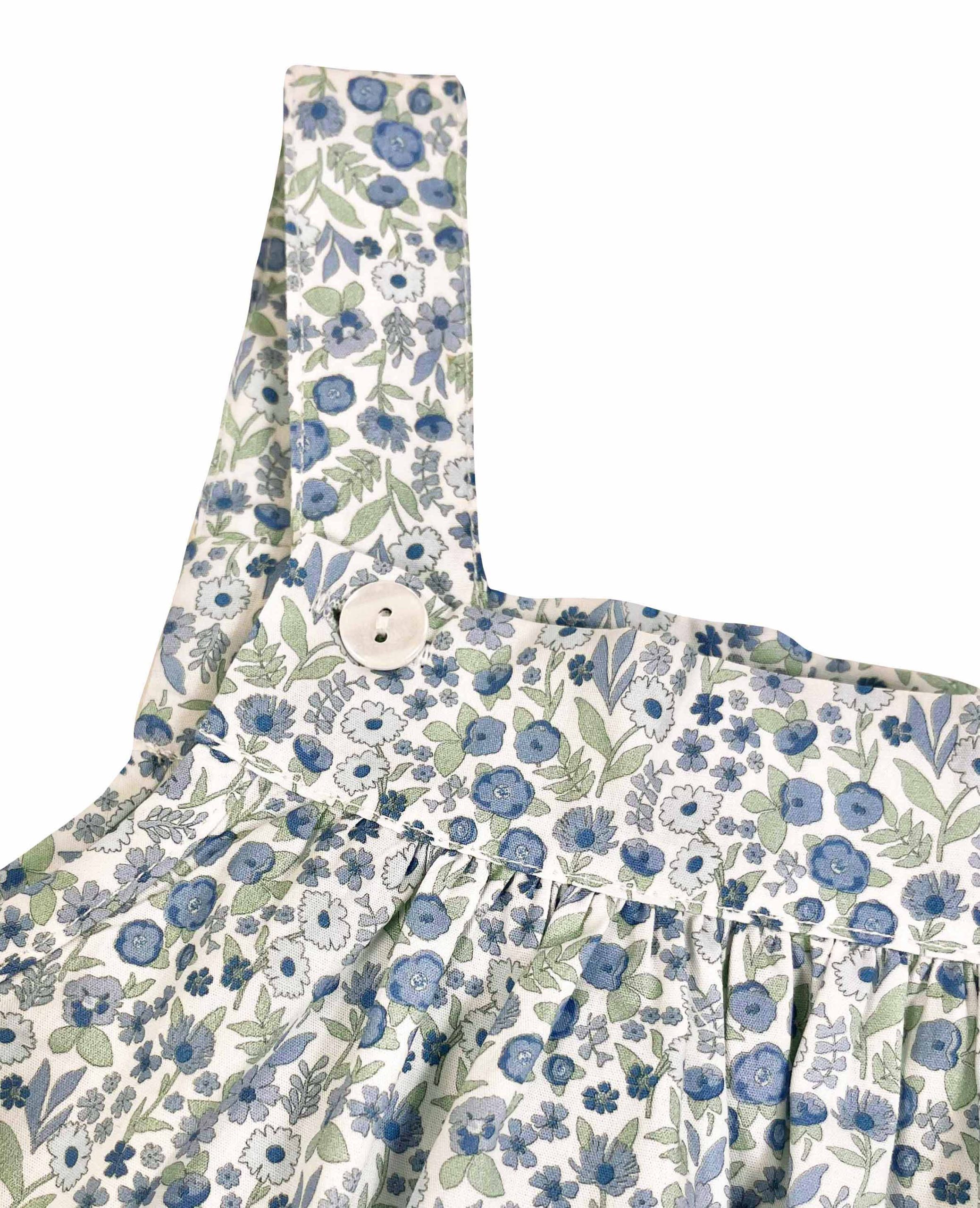 Peto m&h estampado Dana floral azul y verde