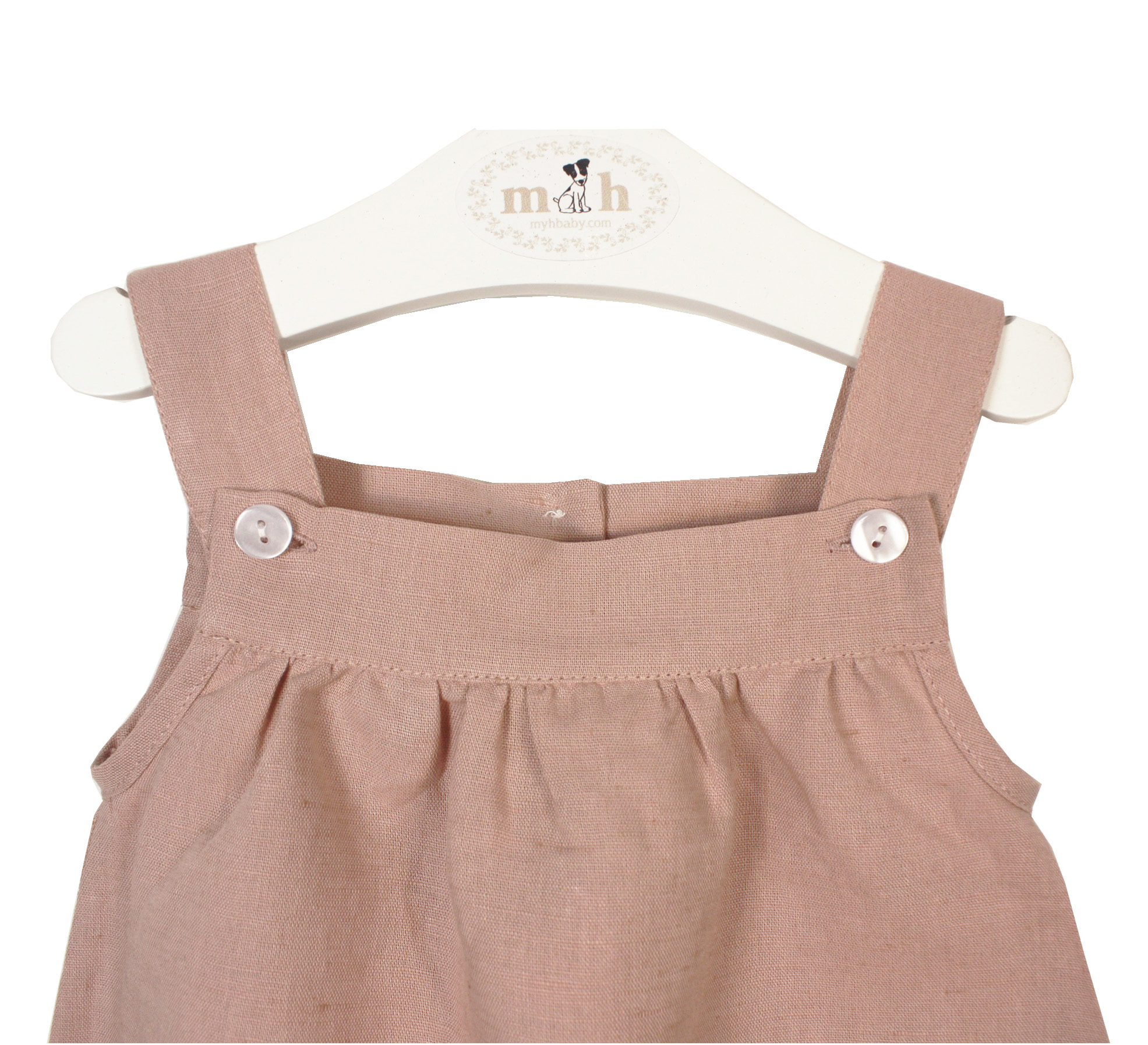 Peto m&h lino rosa palo
