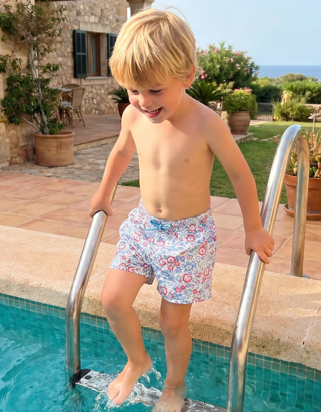 Surfer niño estampado Amelia