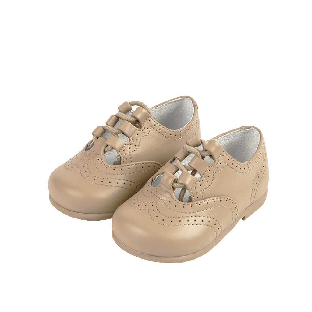 Zapato piel gales arena sin lengüeta