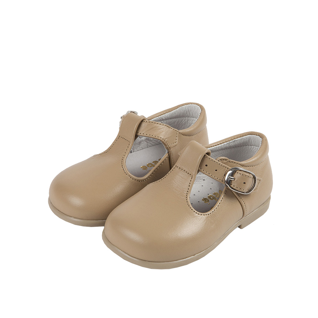 Zapato piel pepito arena