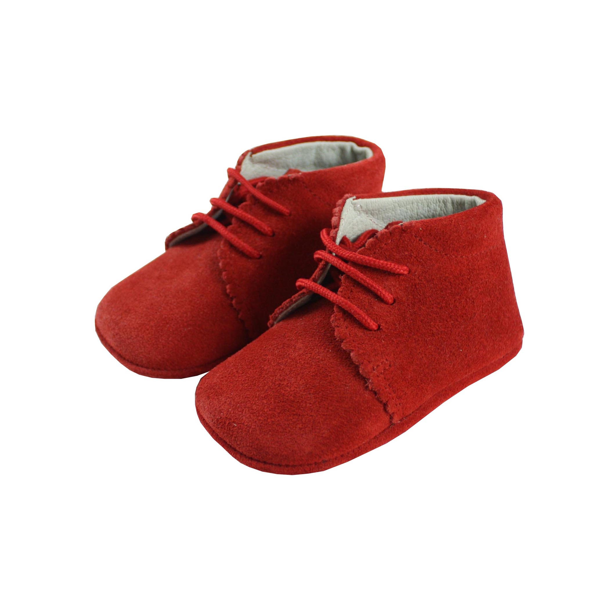 Badana botita ante rojo