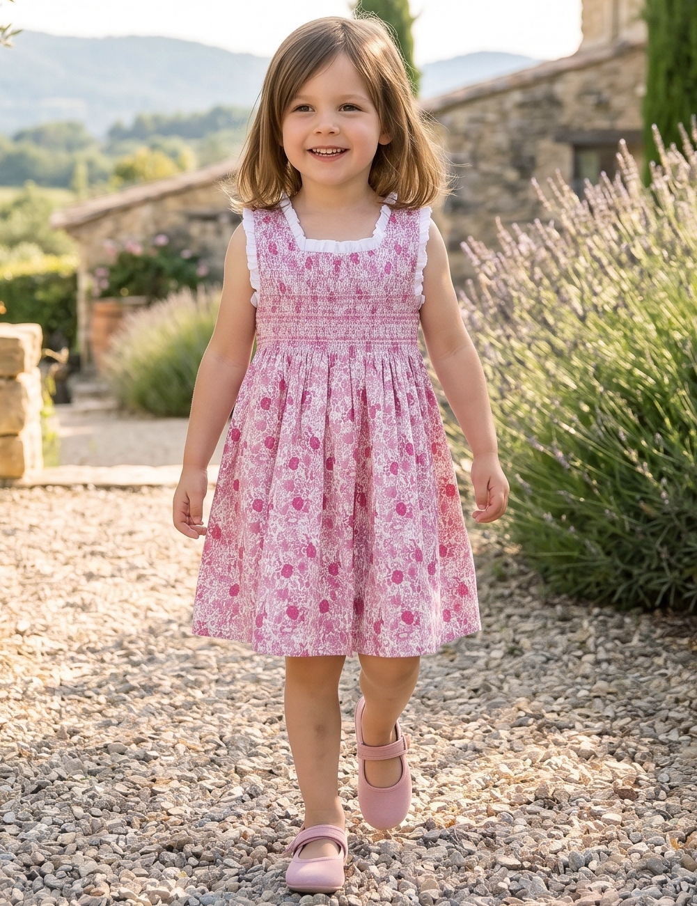 Vestido Alice estampado Hera rosa