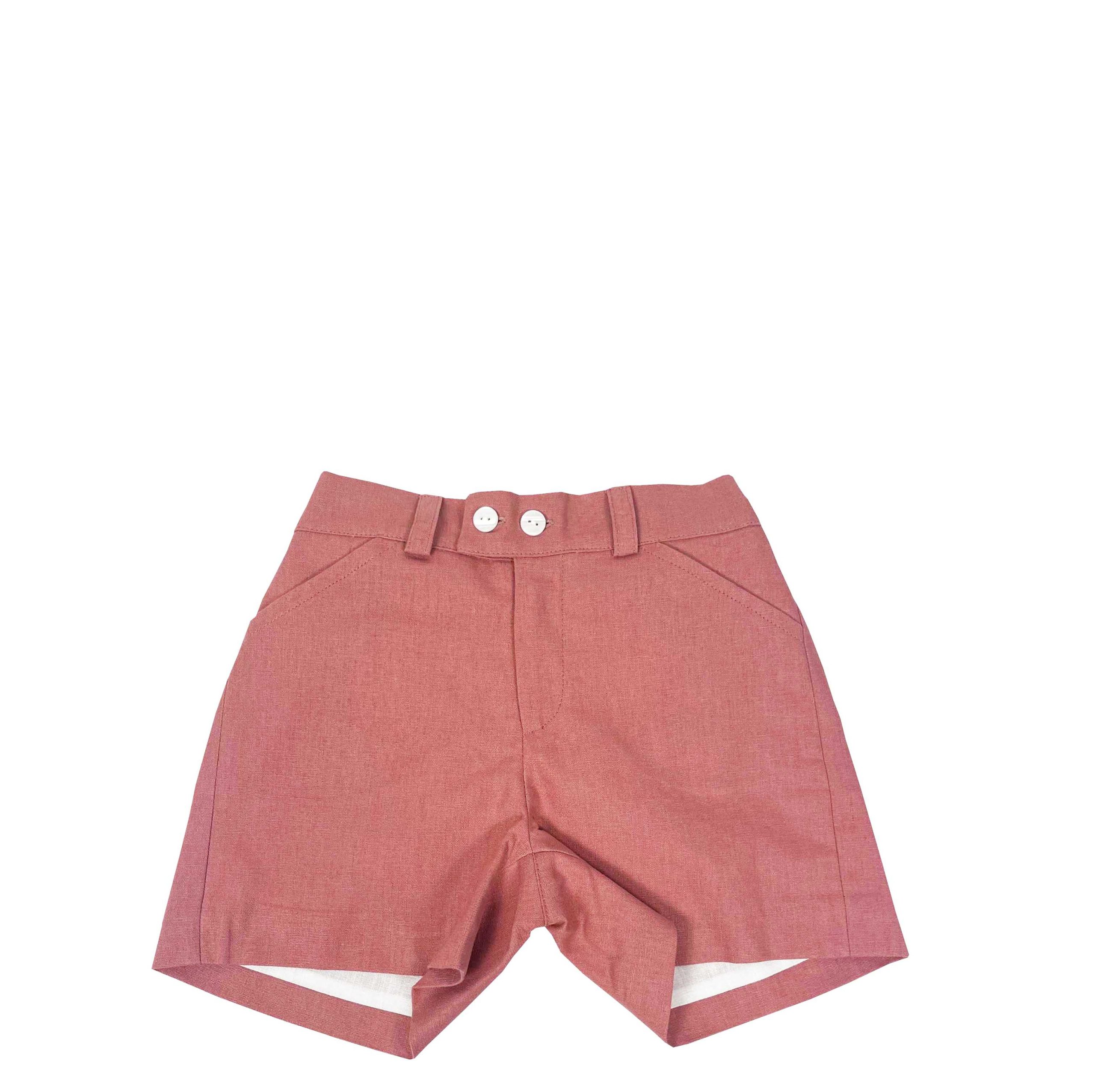 Bermuda niño lino coral
