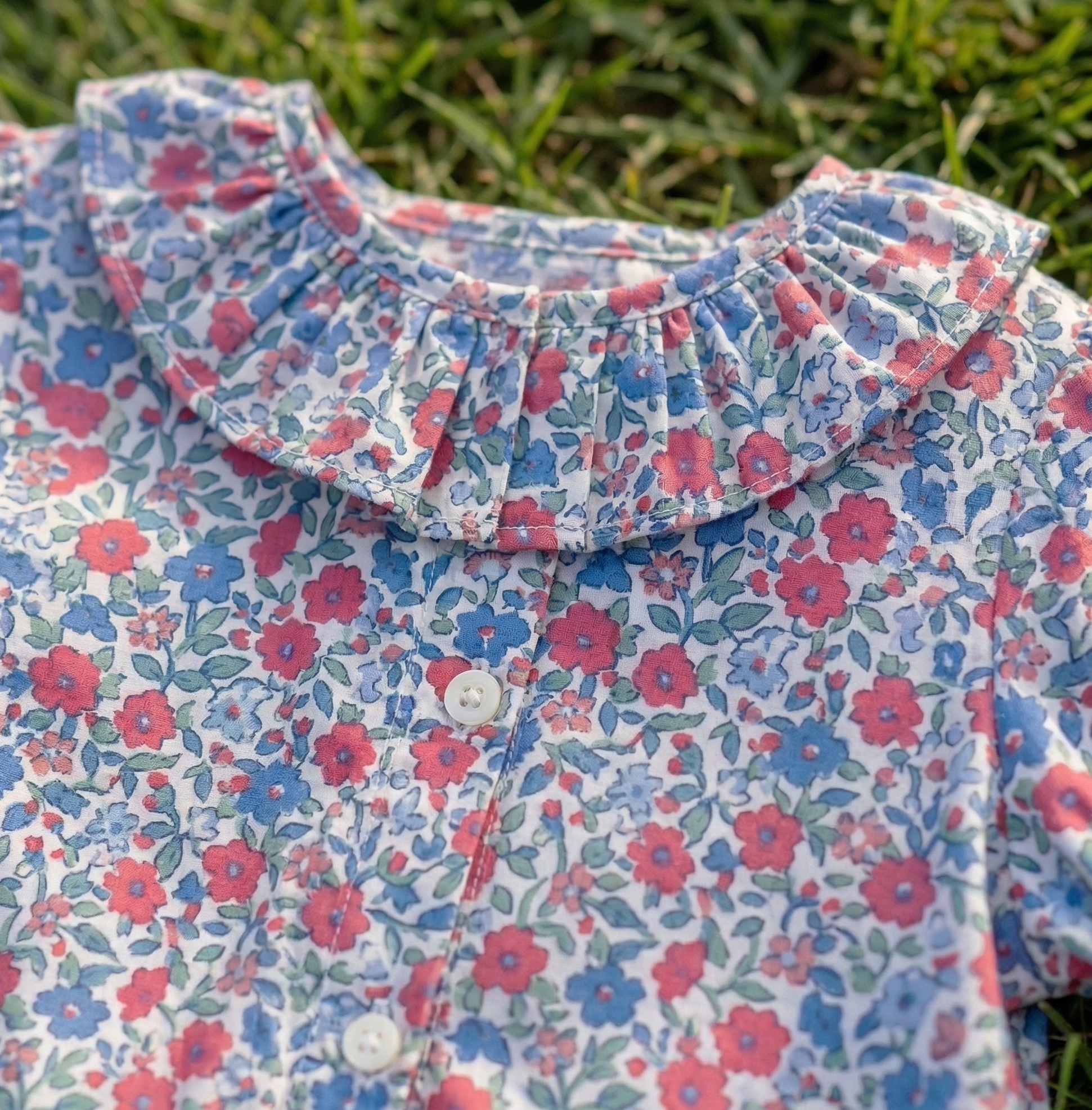 Blusa niña estampado Hera fucsia