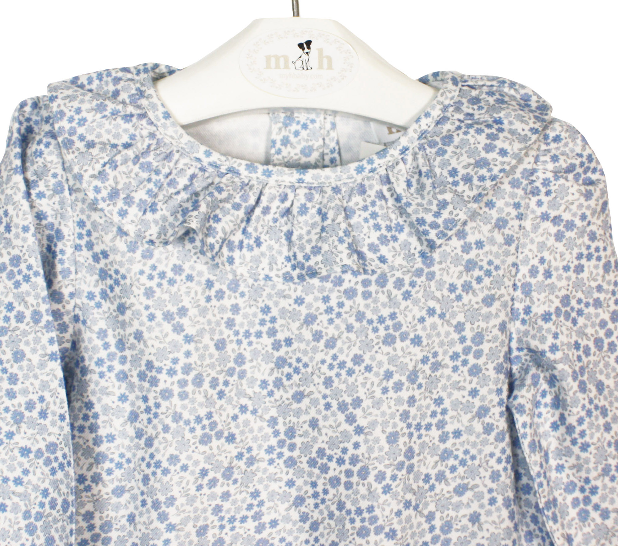 body blusa estampado momo azul
