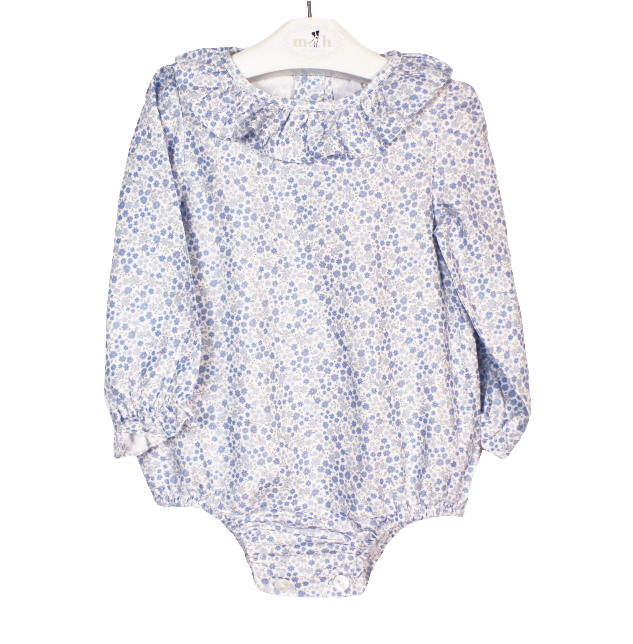 body blusa estampado momo azul