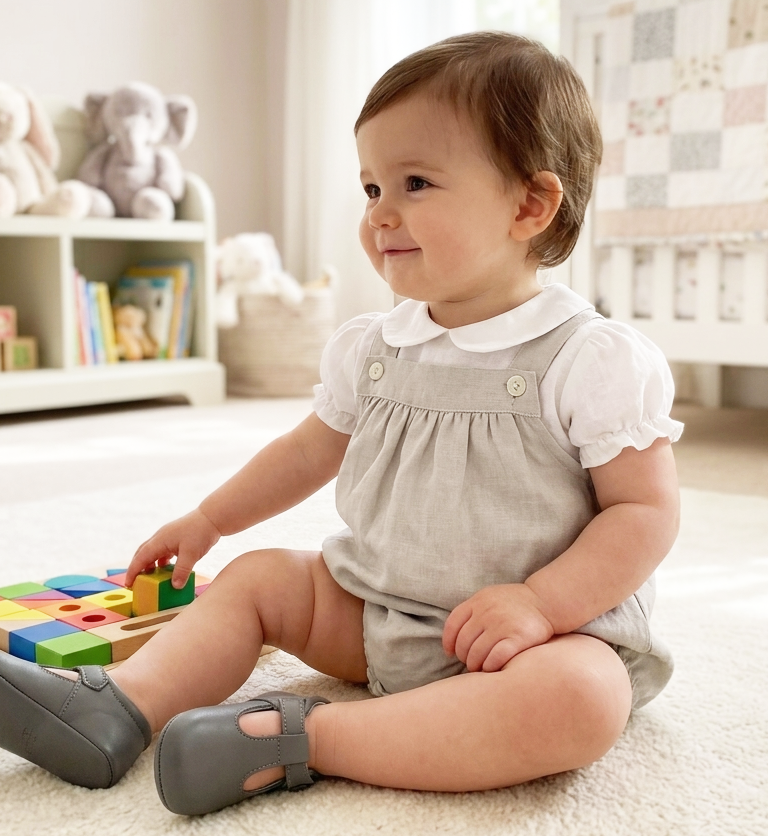 Peto m&h  lino gris