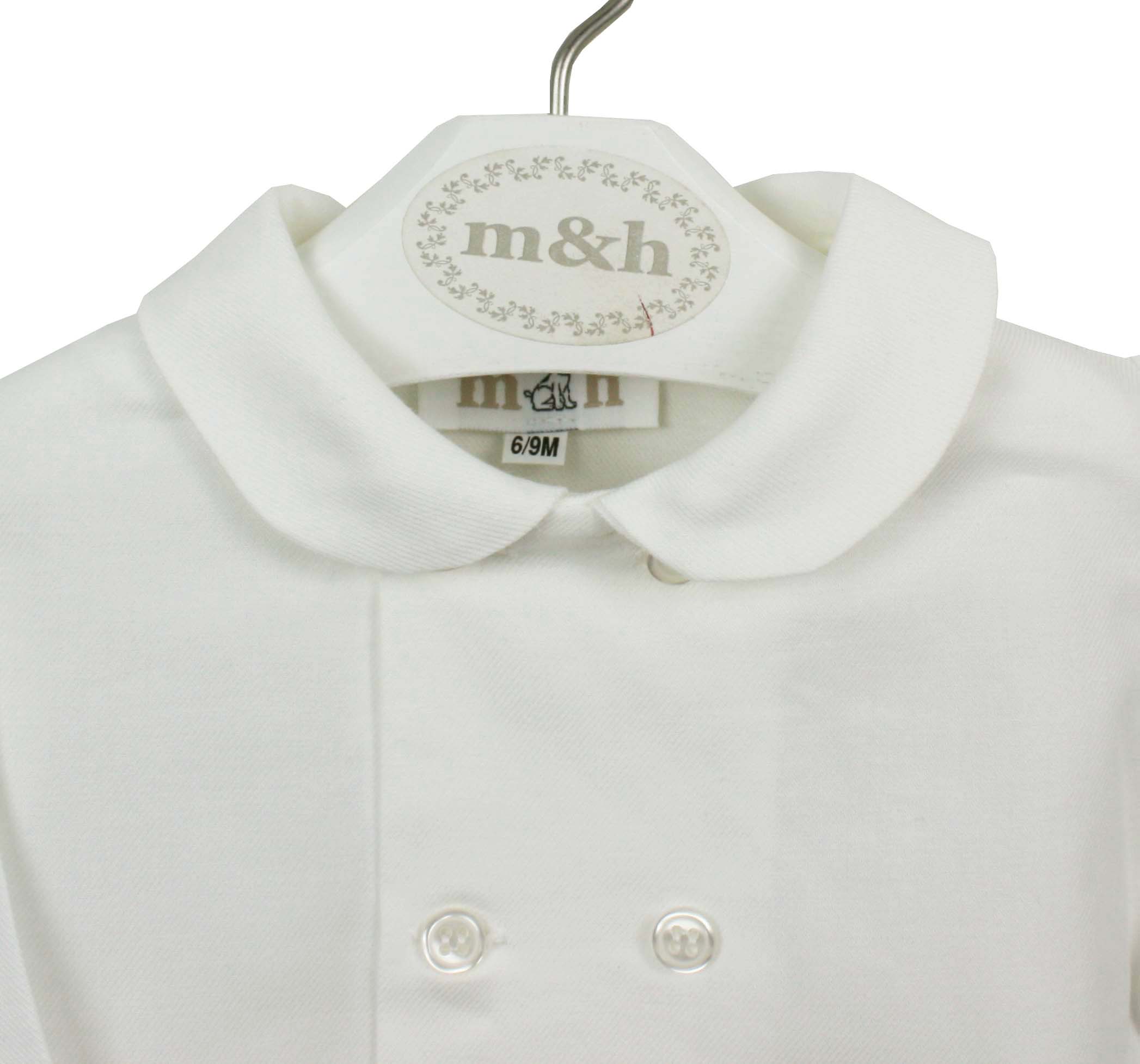 Camisa doble botonadura cruda