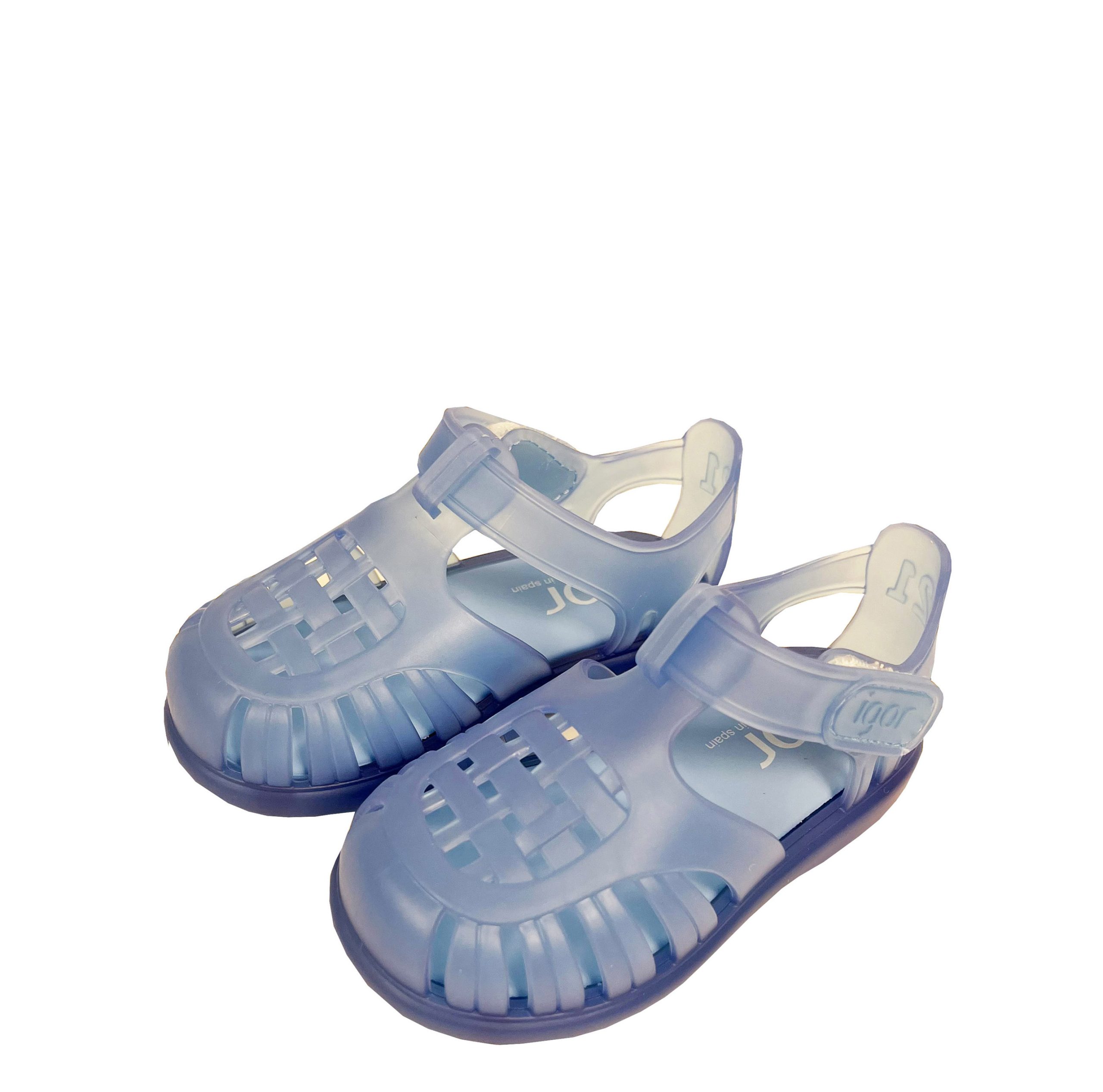 Cangrejera azul con velcro