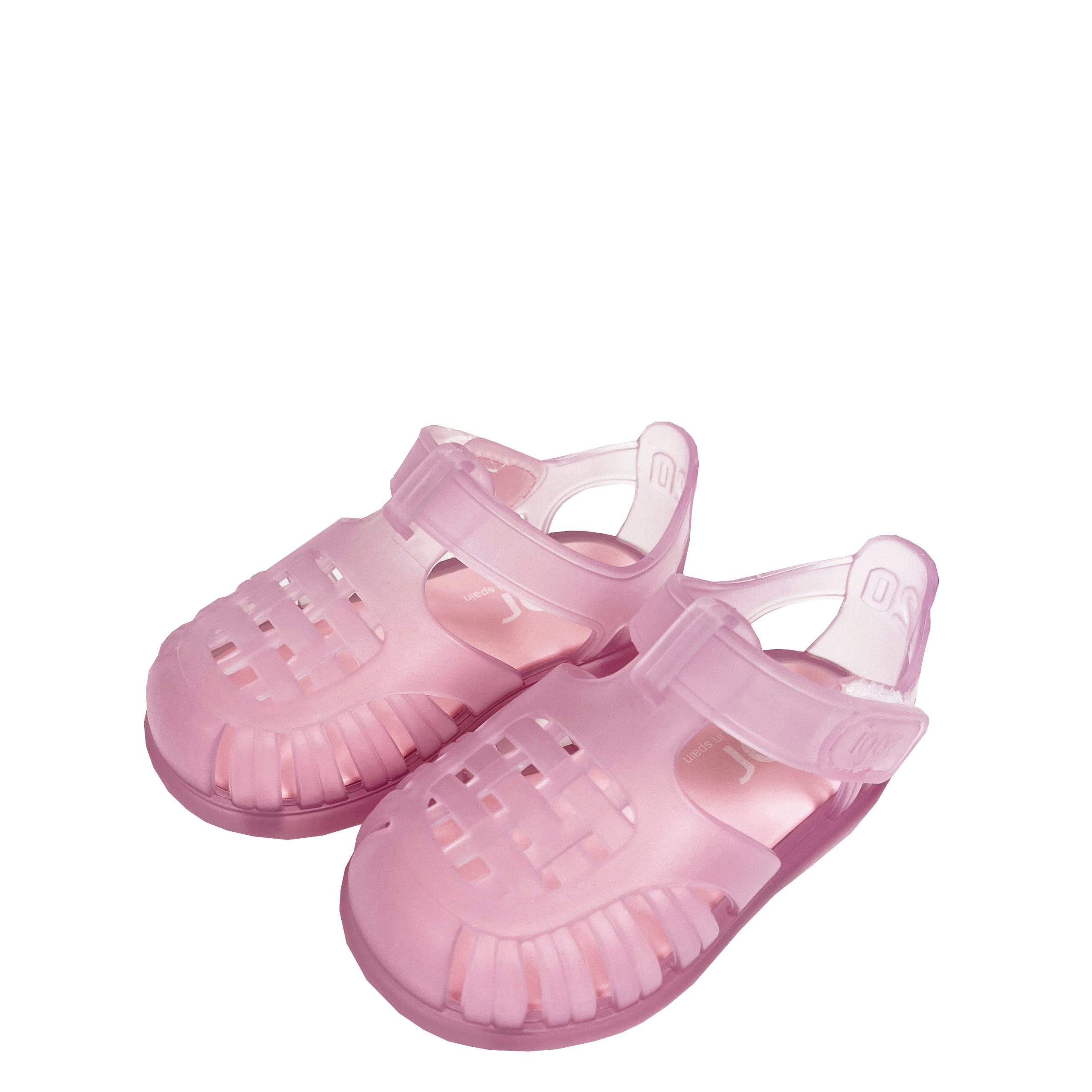 Cangrejera rosa con velcro