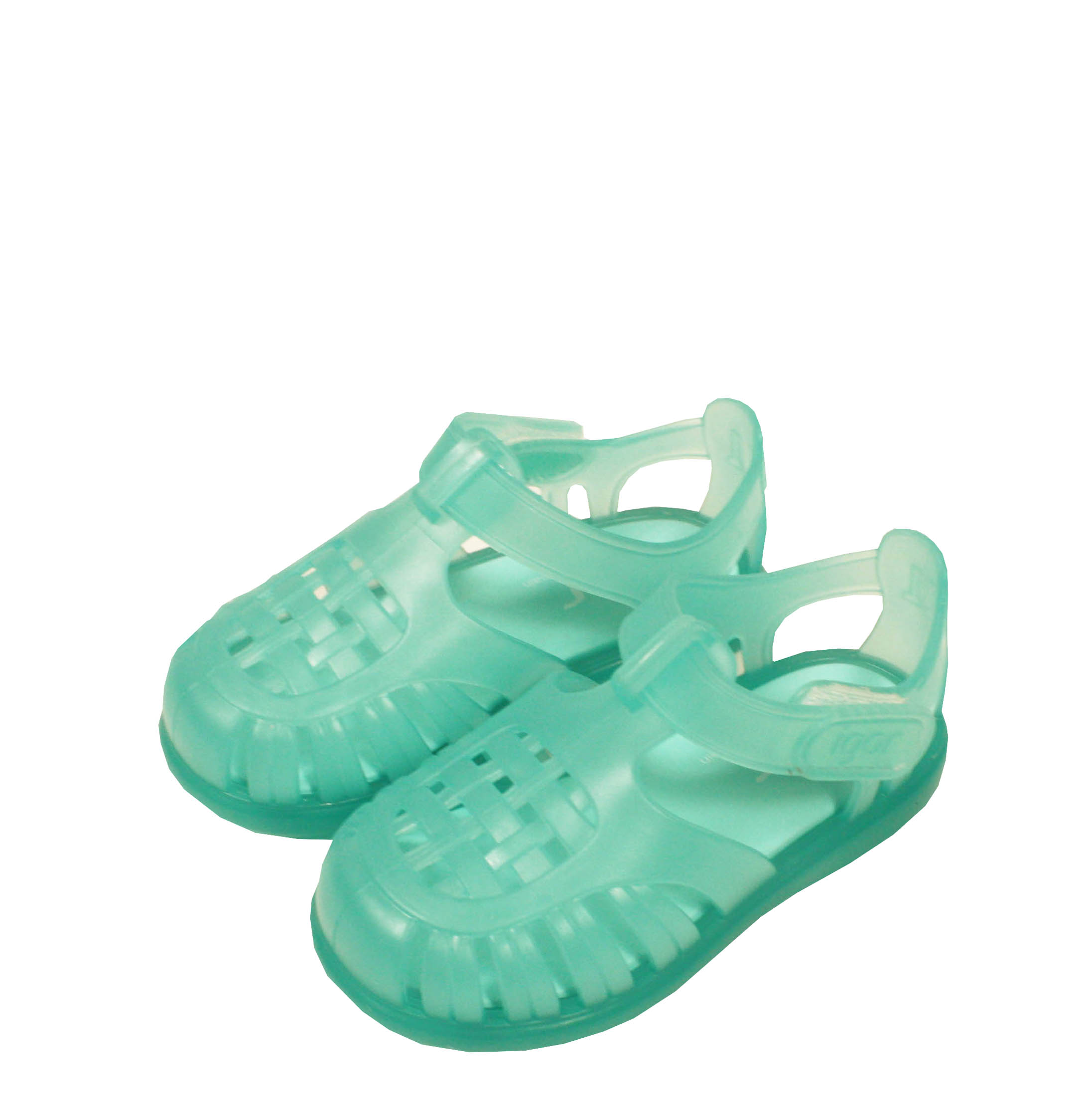 Cangrejera verde agua con velcro