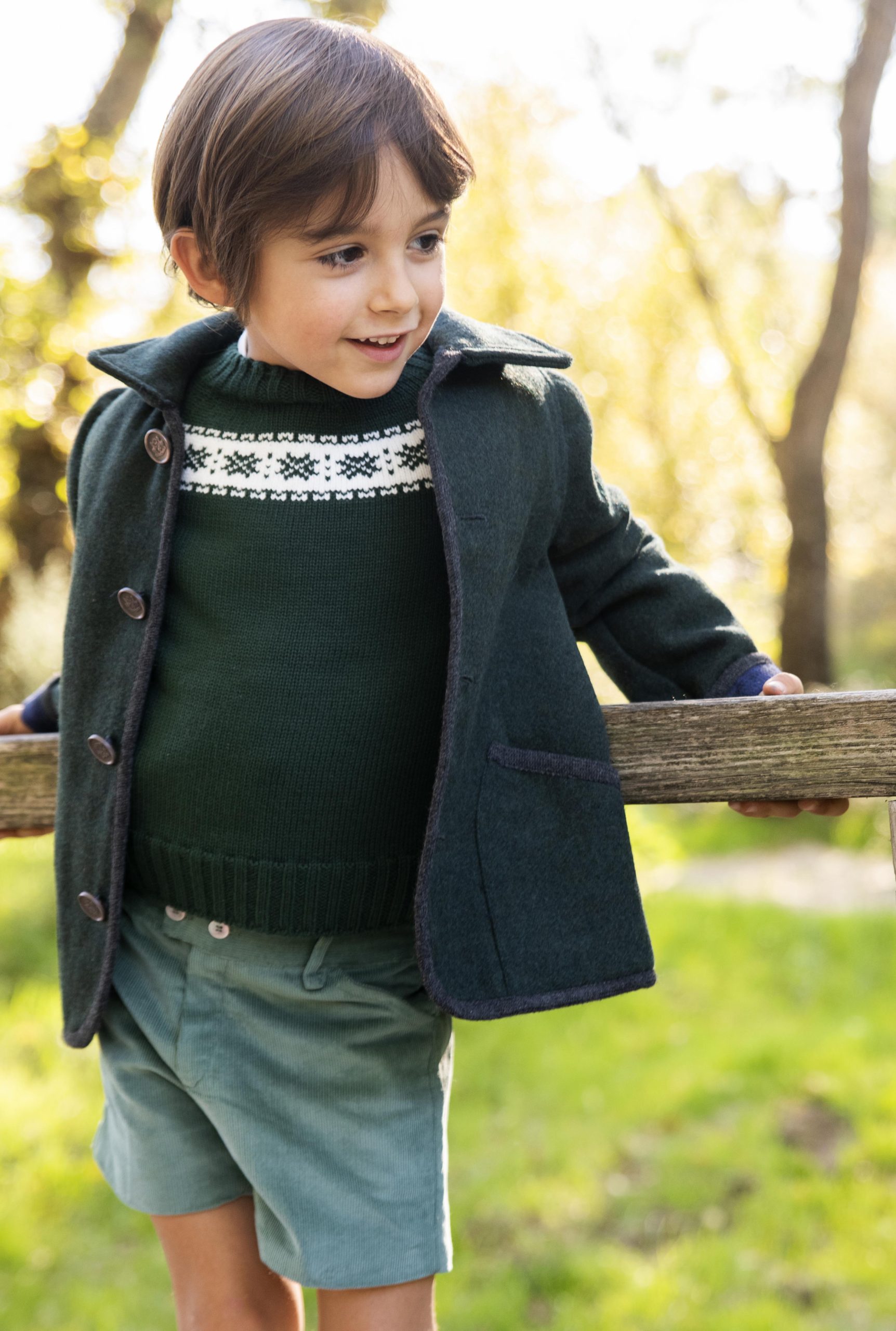 Chaquetón austriaco verde