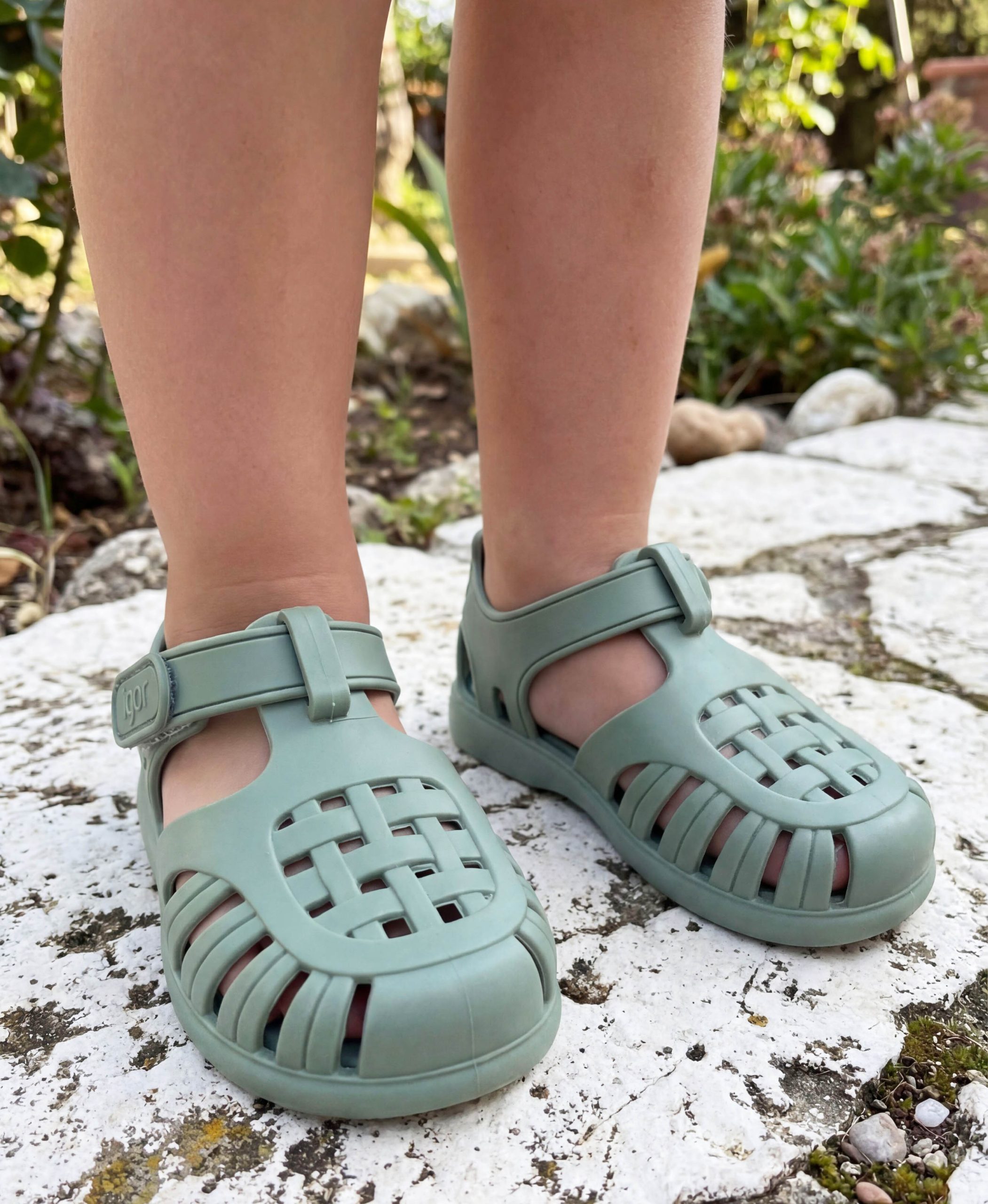 Cangrejera matcha con velcro