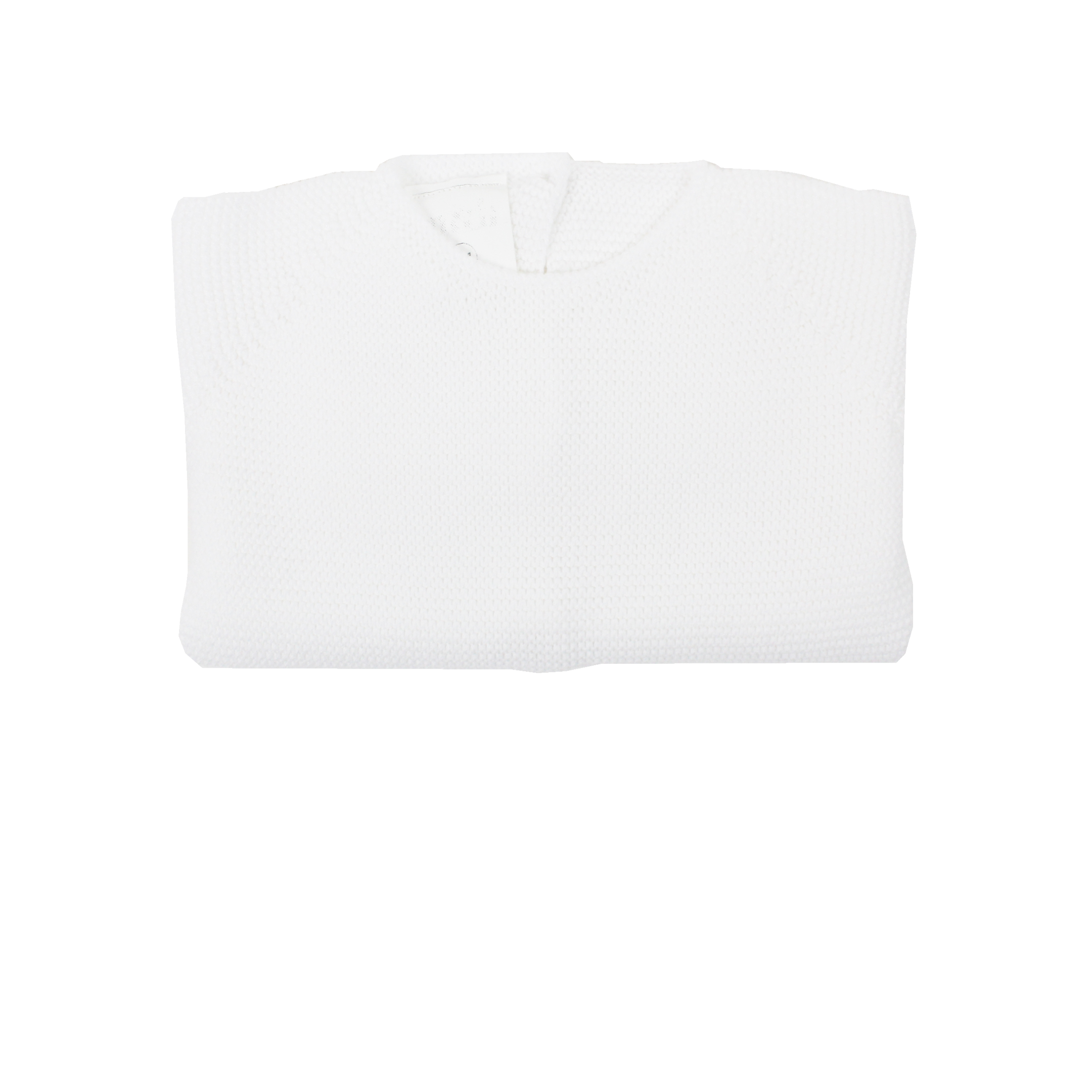 Jersey de bebé blanco en punto perlé