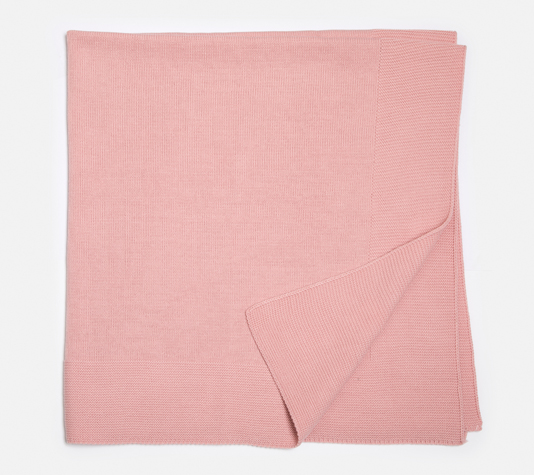 Manta punto rosa palo