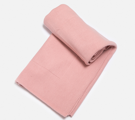 Manta punto rosa palo