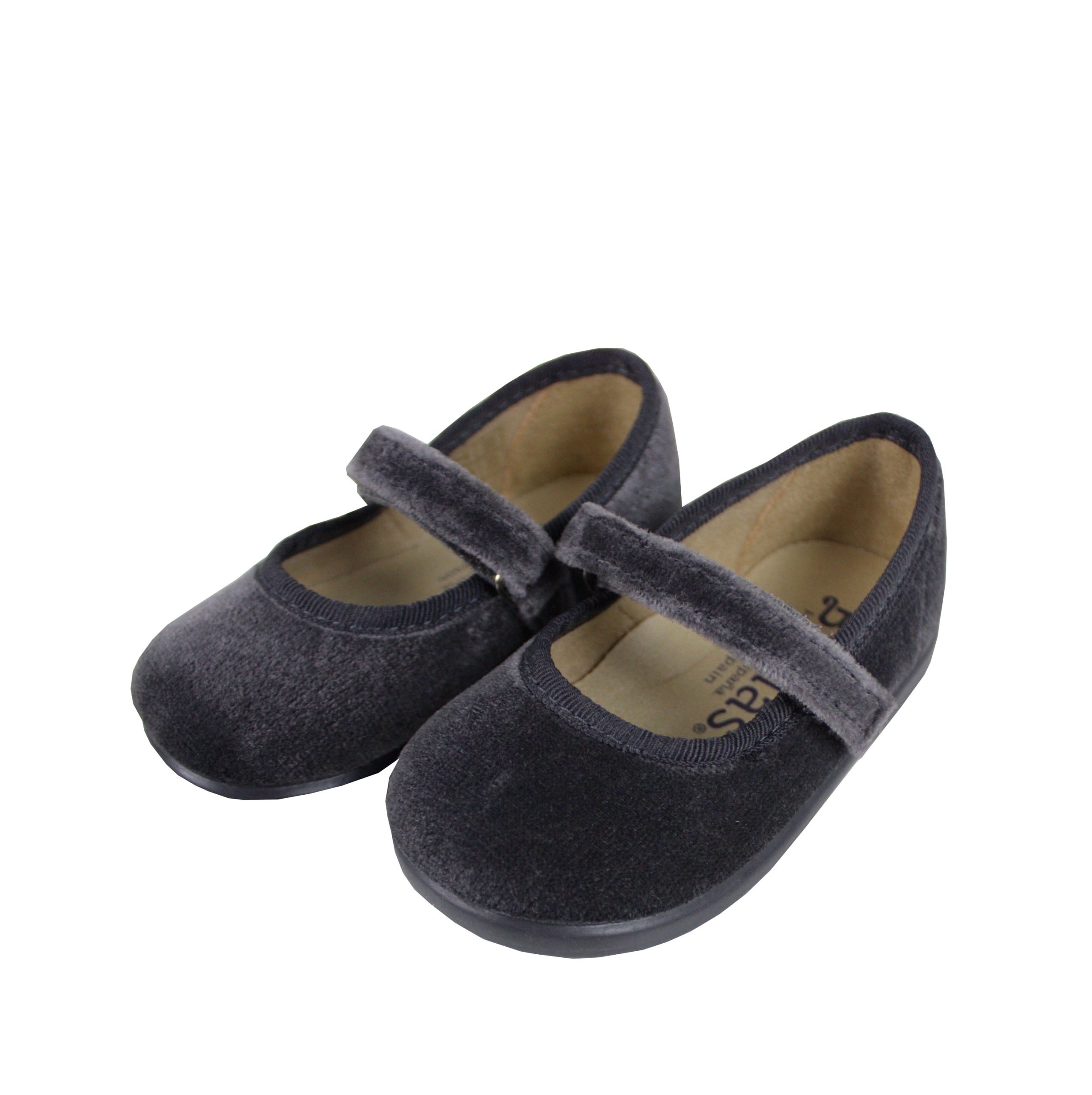 Mercedita terciopelo gris cinta