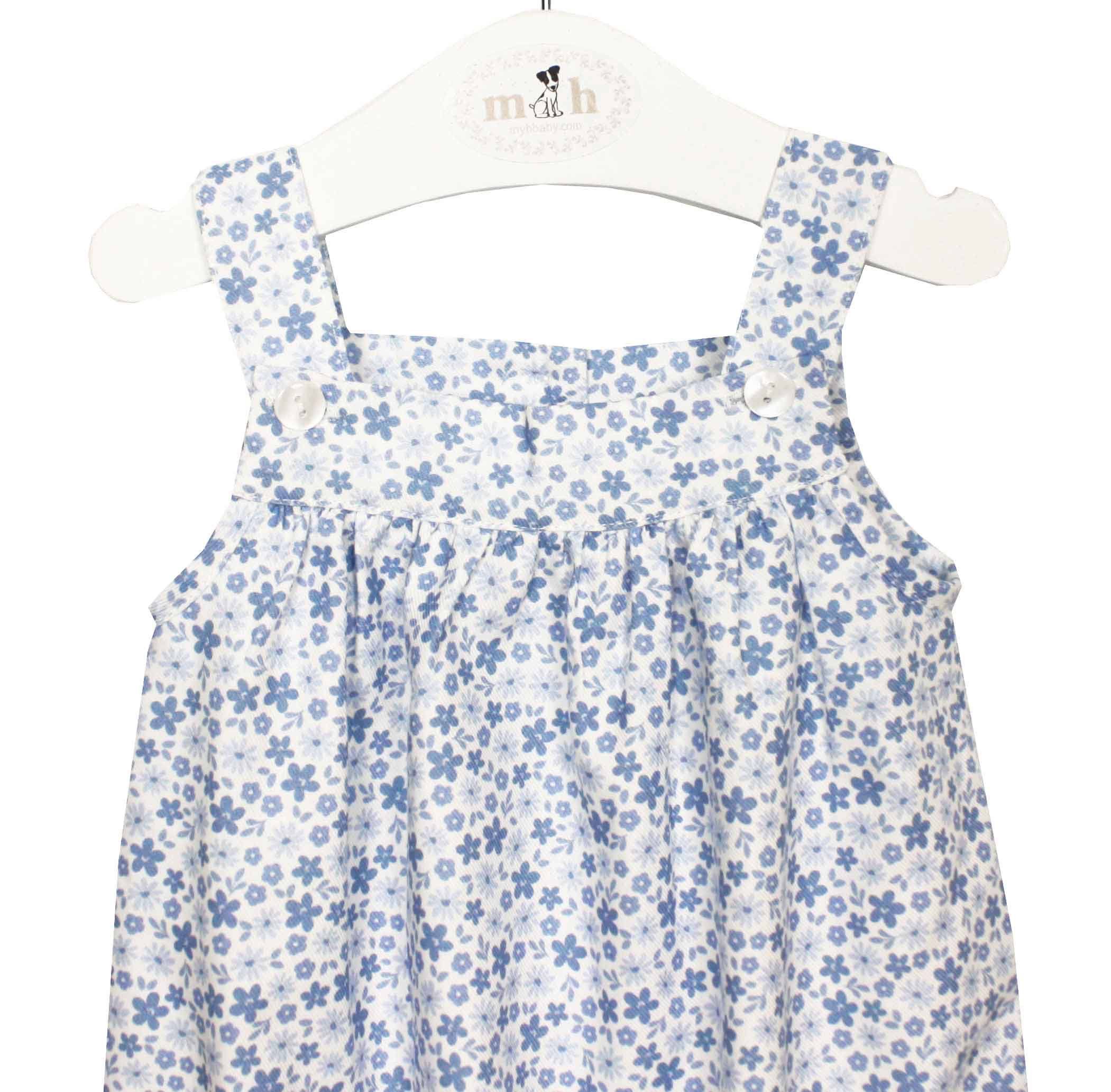 Peto m&h flores azules