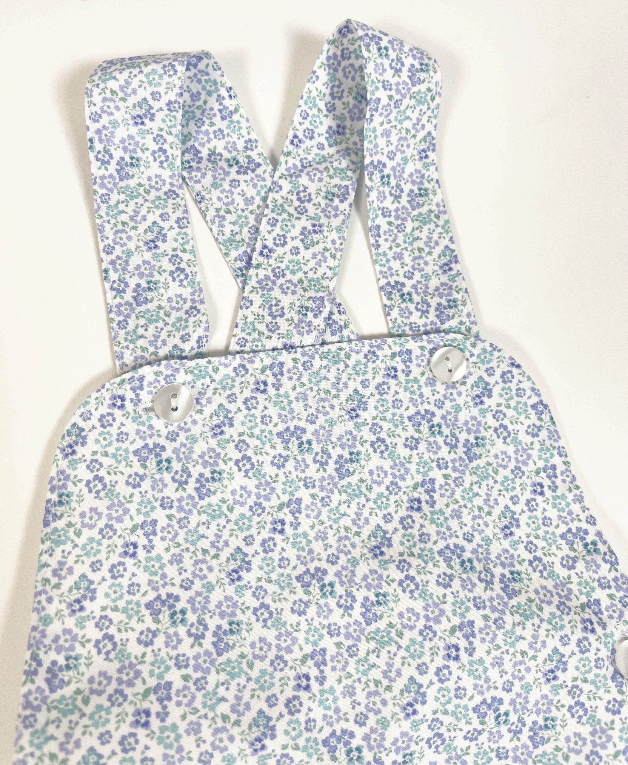 Ranita bebé estampado trebol verde y azul