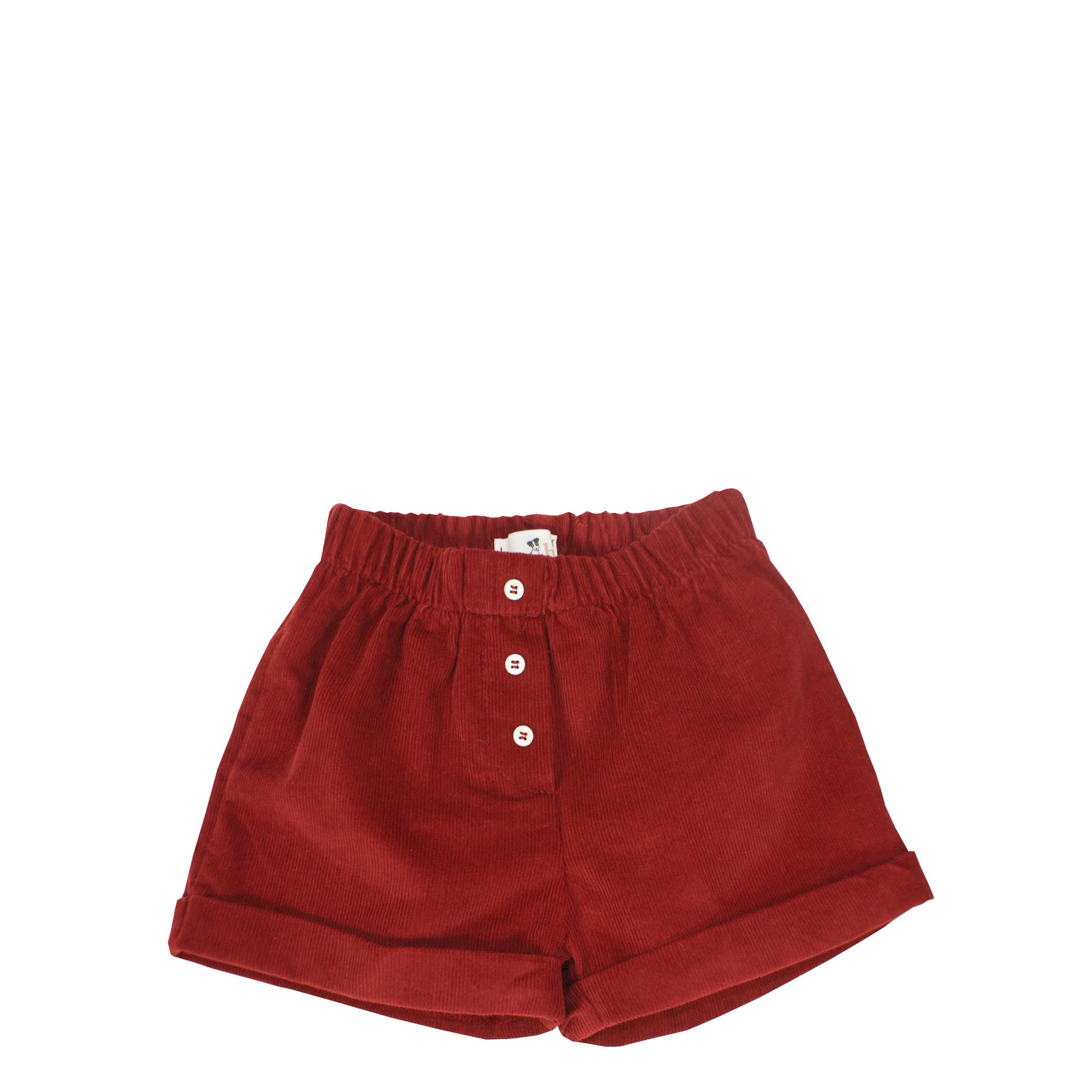 Short pana burdeos