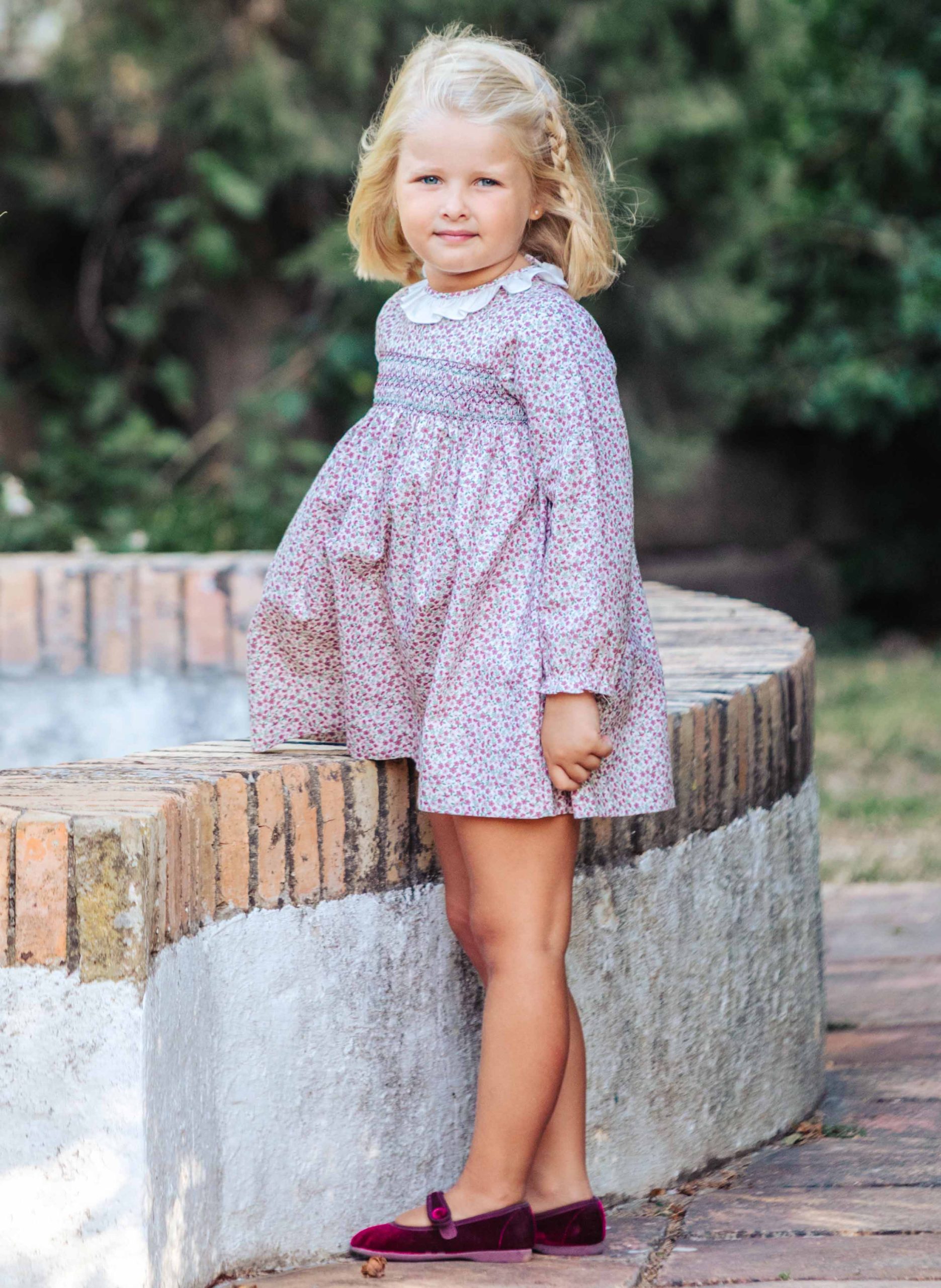 Vestido Valentina flor mini