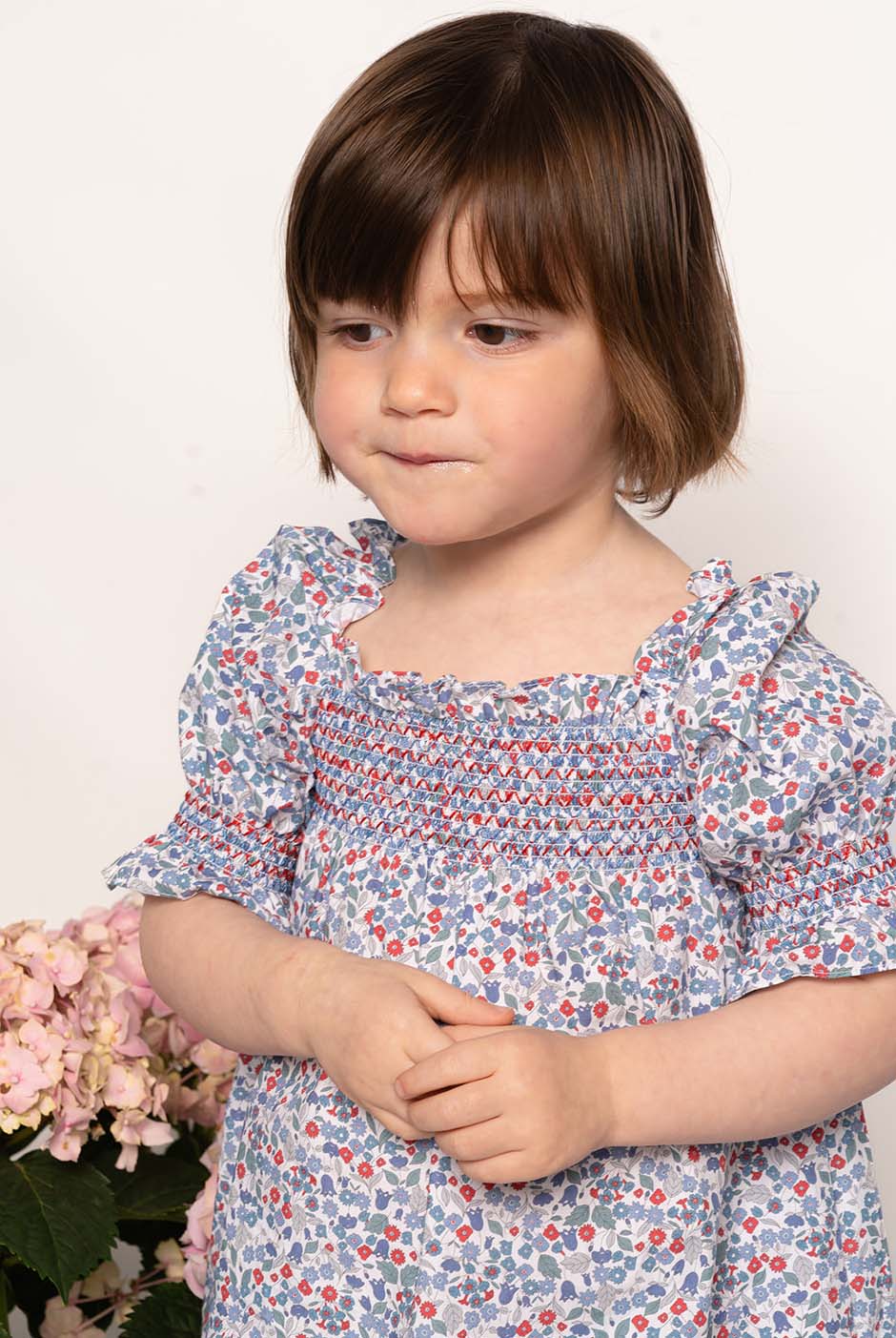 Vestido Daniela campanilla azul