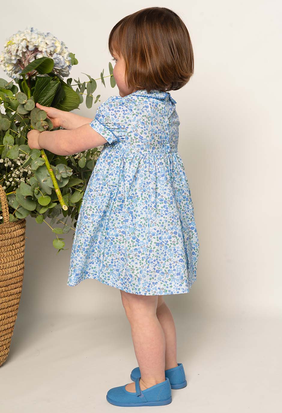 Vestido Elisa Alma azul