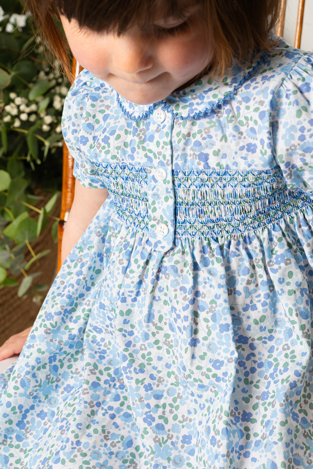 Vestido Elisa Alma azul