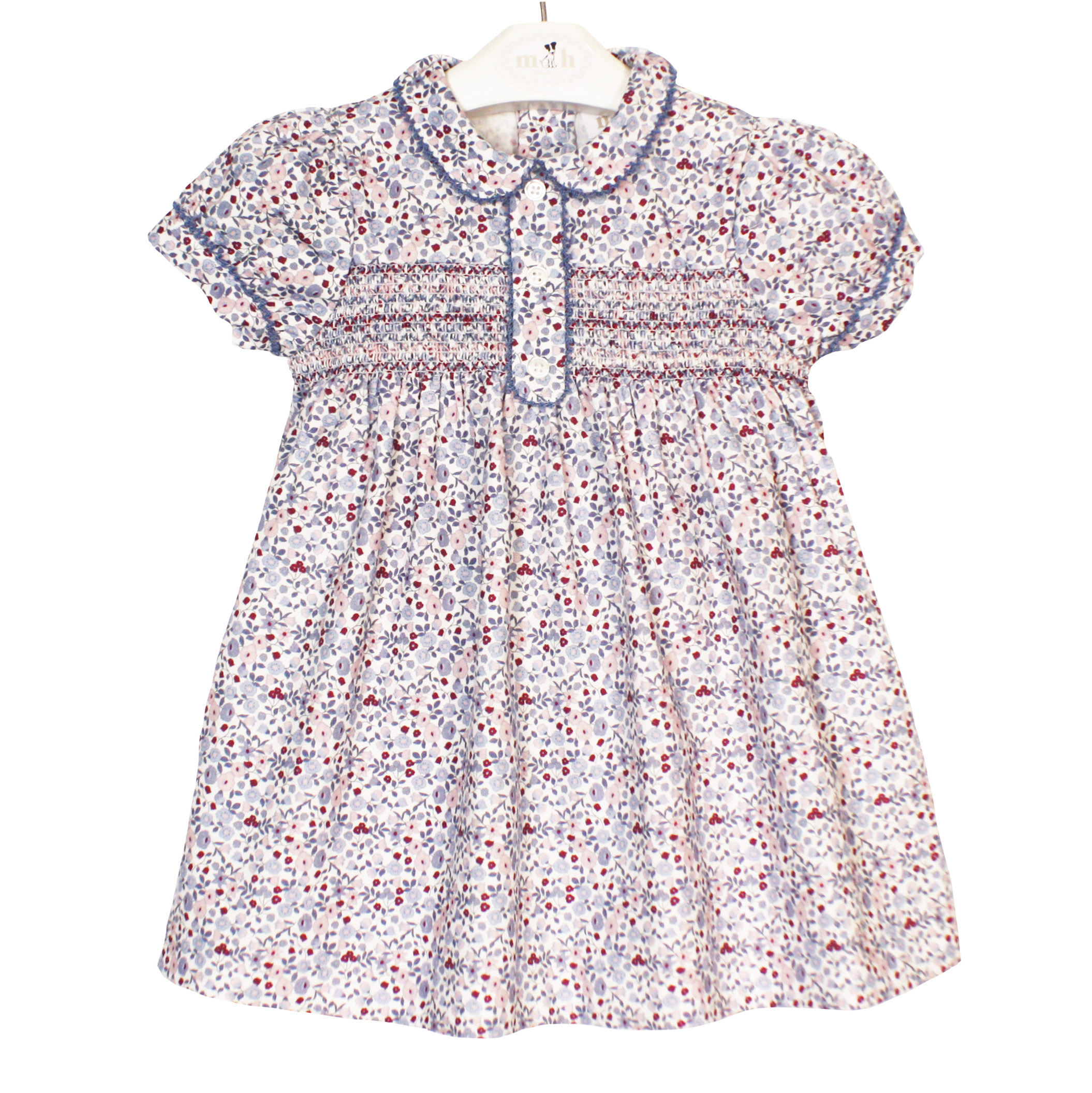 Vestido Elisa otoño azul