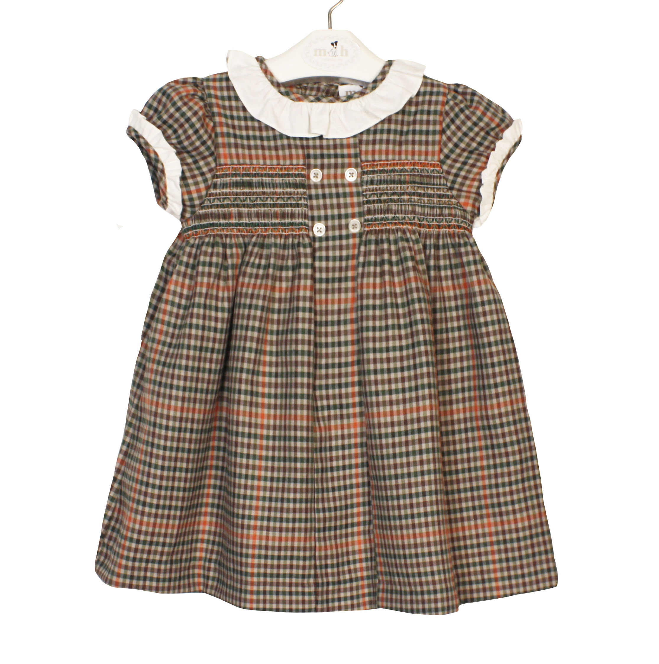 Vestido Inés cuadro harris
