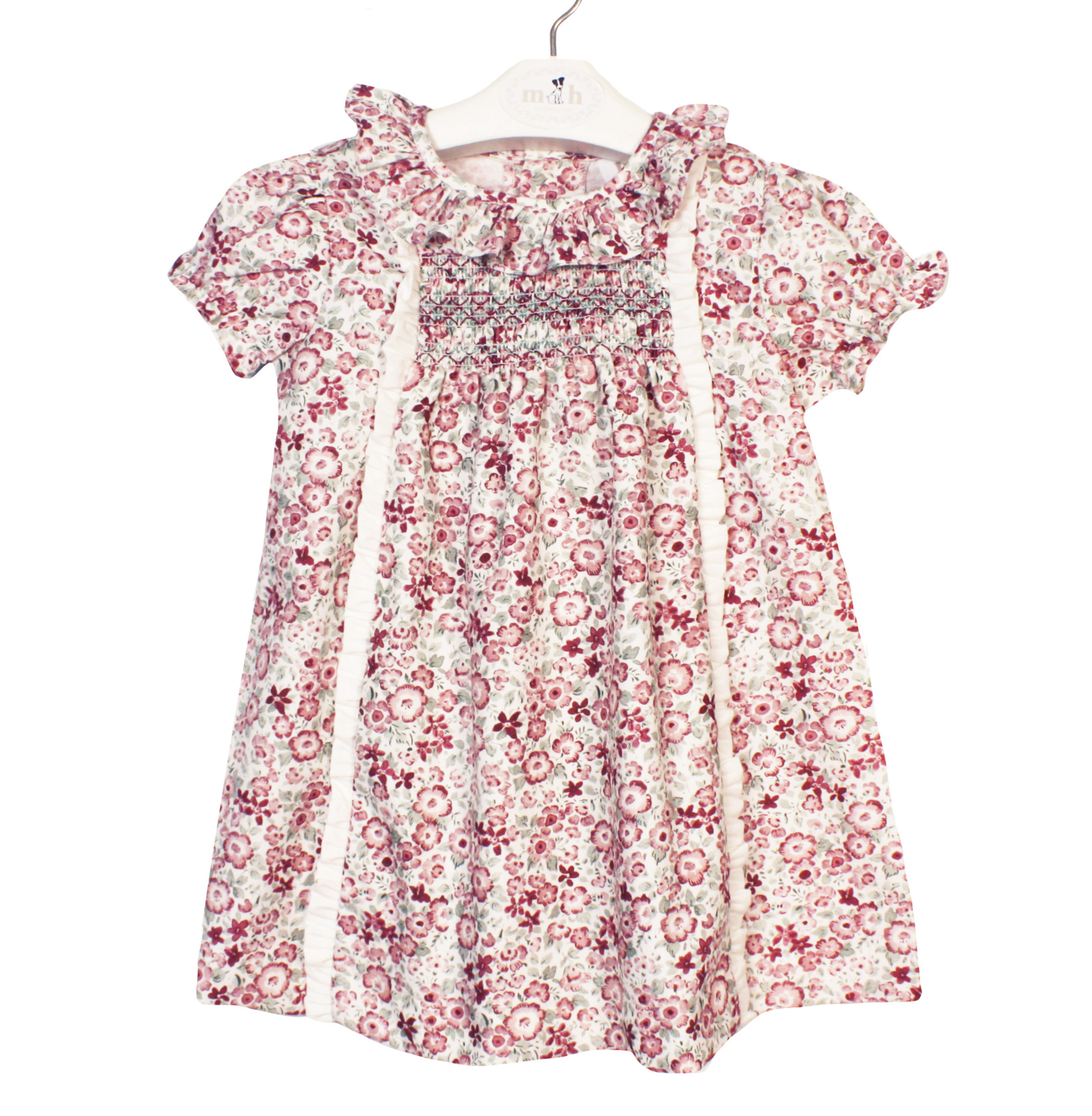Vestido Rosa estampado Amelia otoño