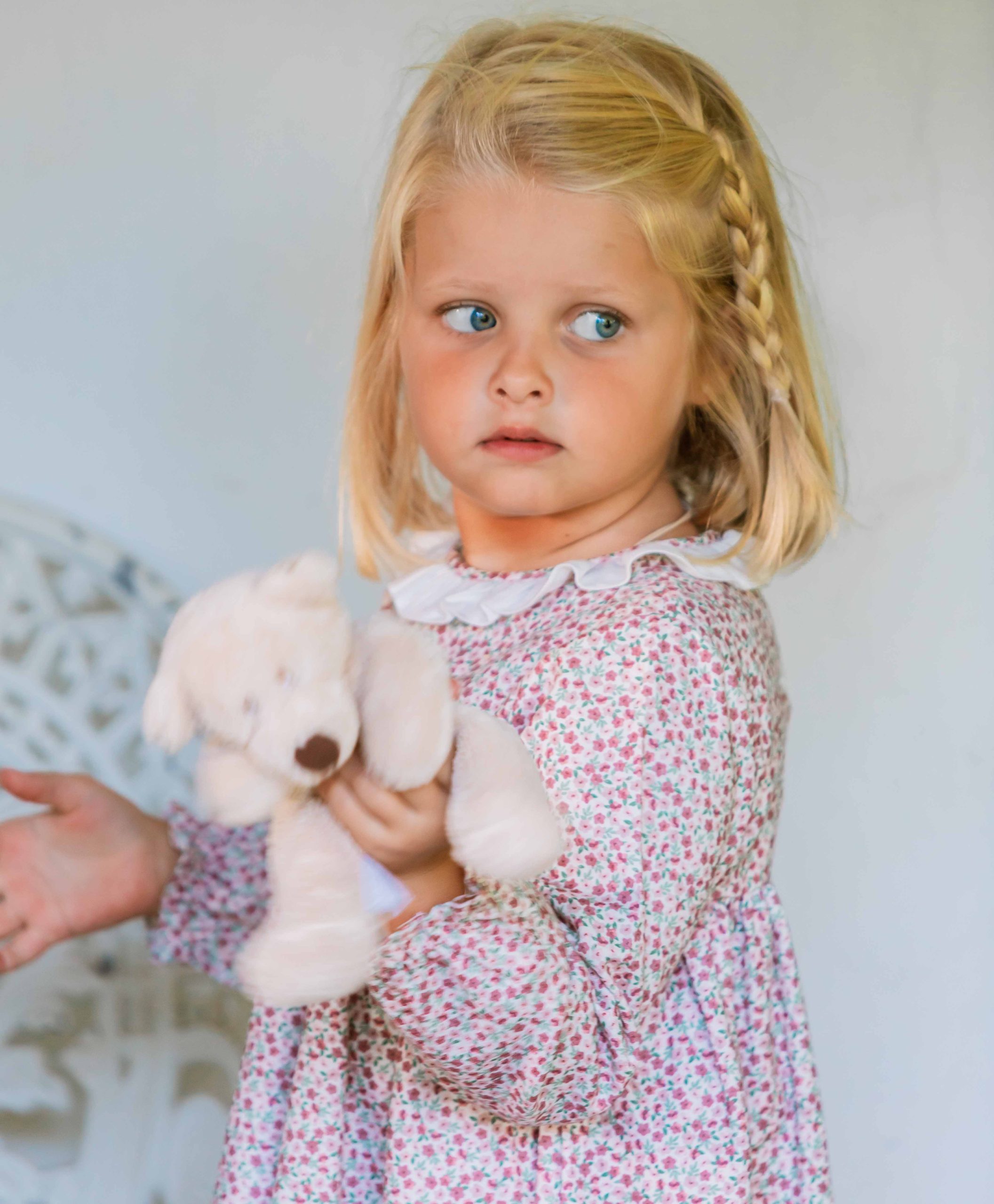 Vestido Valentina flor mini