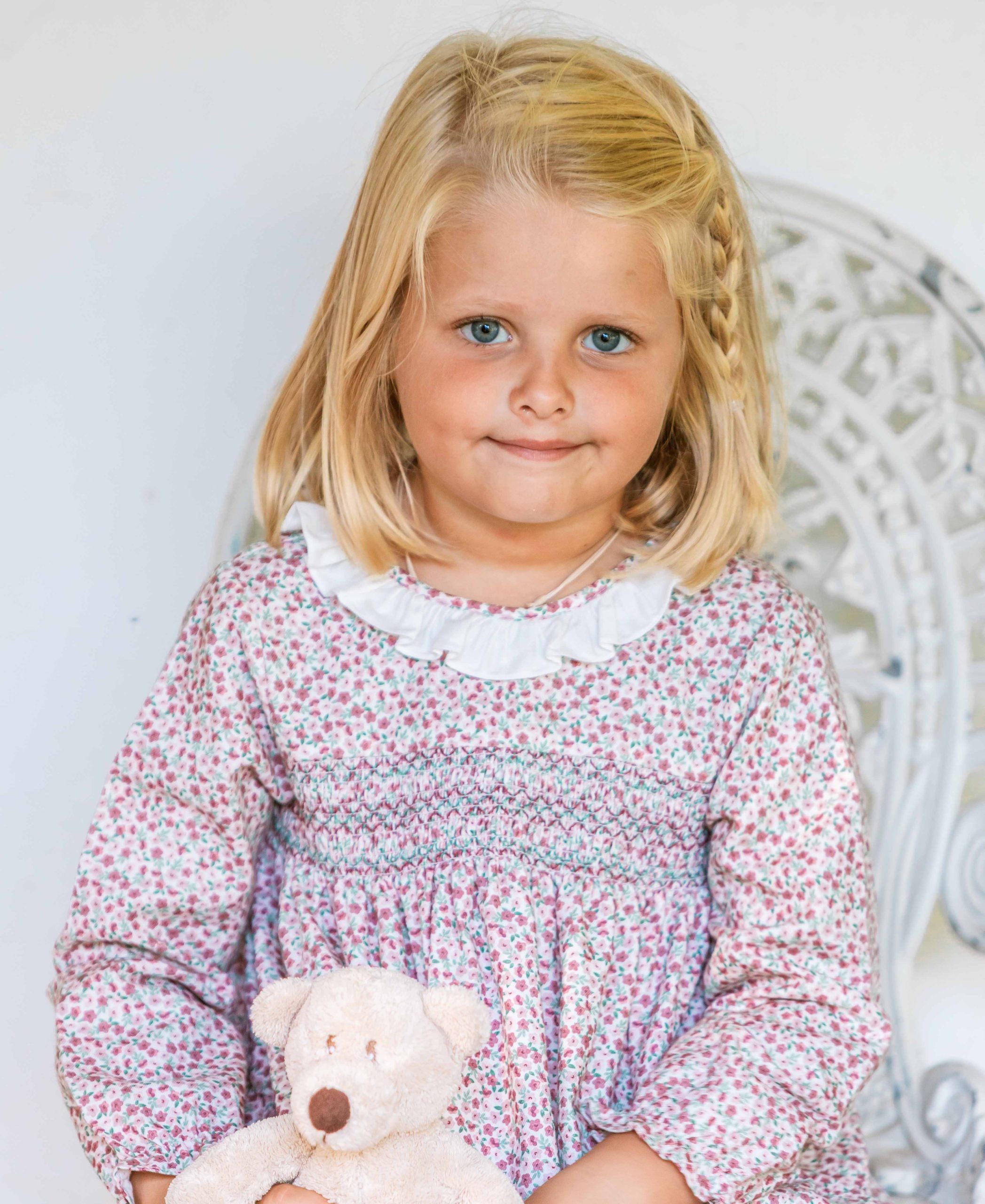 Vestido Valentina flor mini